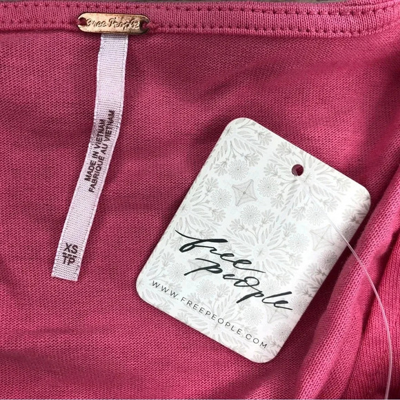 Free  People Kitty Tee NWT | Velvet Rose | Size XS - Picture 6 of 8